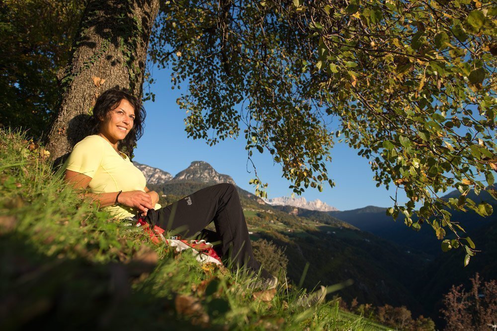 Herbstliche Impressionen im Wanderurlaub Seiser Alm/Dolomiten