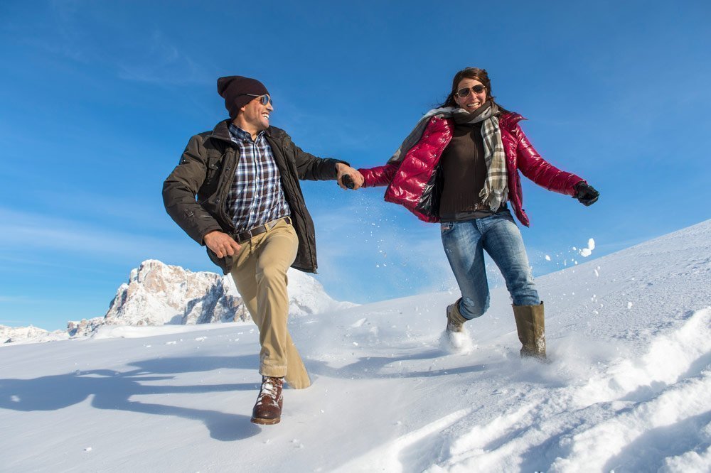 Winterurlaub in den Bergen – Ferien auf dem Bauernhof in Seis am Schlern